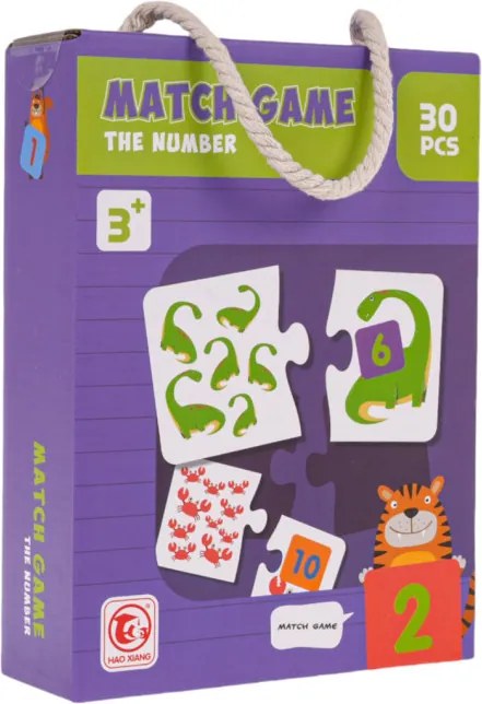 Edukatívne puzzle Čísla a zvieratká 1 až 15
