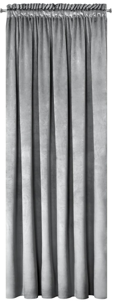 ZATEMŇOVACÍ ZÁVES NA PÁSKE MELANIE 140X270 CM STRIEBORNÁ