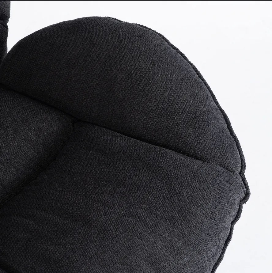 Relaxačné otočné kreslo DALILA čierne