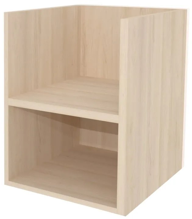 Mereo, Mereo Aira, kúpeľňová skrinka 40 cm, spodná, Multidecor, Javor Hard šampanský, MER-CN795SJHS2