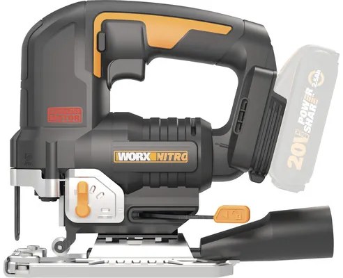 Aku priamočiara píla Worx WX542.9, 20V, bez akumulátora a nabíjačky