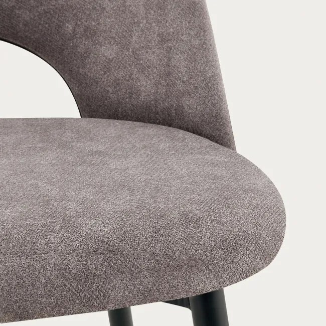 Jedálenská stolička TRIVIO sivá 767357