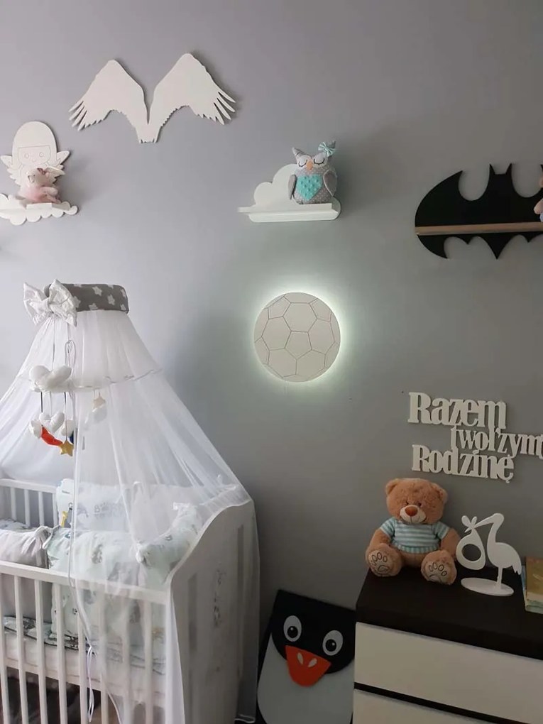 Polička batman - čierna