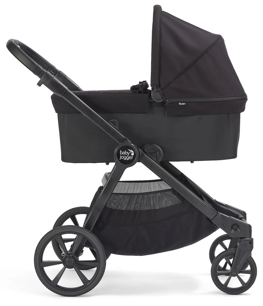 Baby Jogger BabyJogger Vanička DELUXE CITY na SUMMIT X3/CITY SELECT 2 - TENCEL - LUNAR BLACK