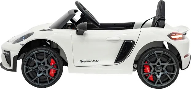 Elektrické autíčko Porsche Spyder RS 718 biele