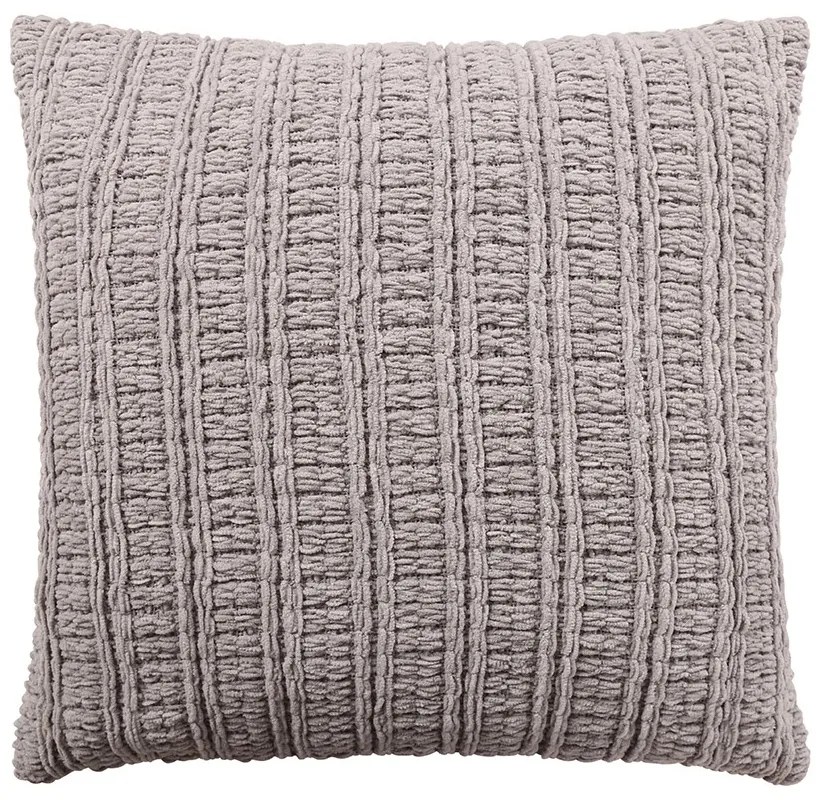 Obliečka na vankúš Emma sivá, 45 x 45 cm