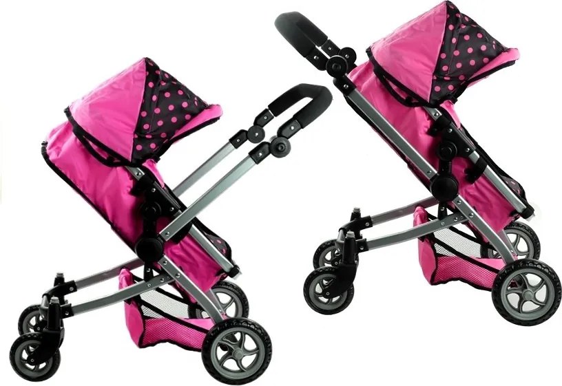 Kočík pre bábiky Alice 2 v 1 Bouncer, kočík 2 v 1