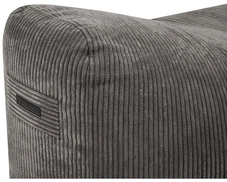 Menčestrový sedací vak v mentolovej farbe Snug 130 – SLOWDOWN