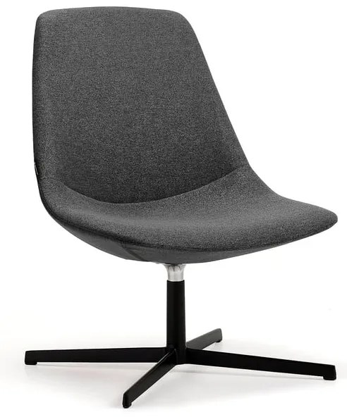 Kreslo LANGLEY, čierna/antracit