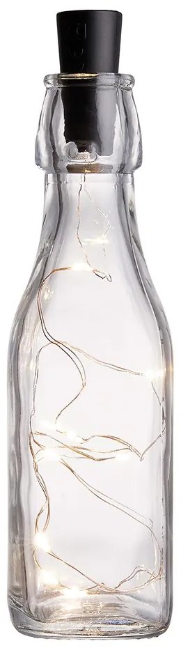 BOTTLE LIGHT LED Zátka na fľašu svetlo teplé - biela
