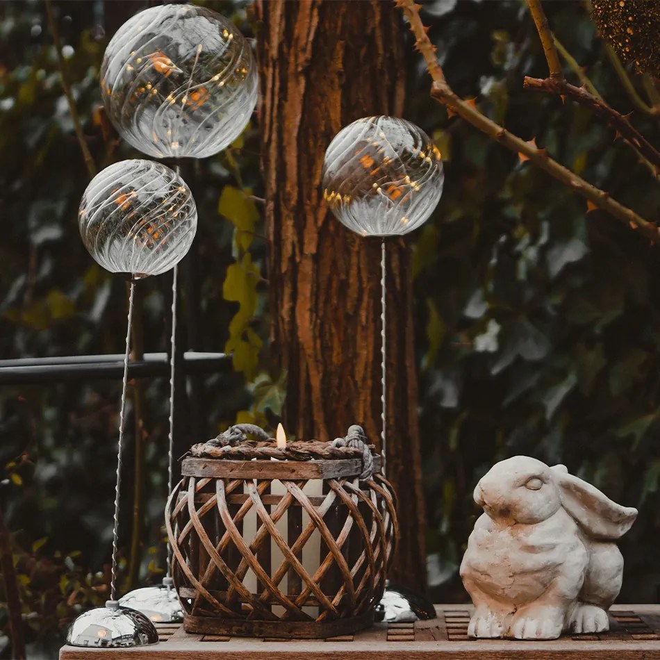 SIRIUS Trio světelných koulí Mega, 41/47/58, čiré