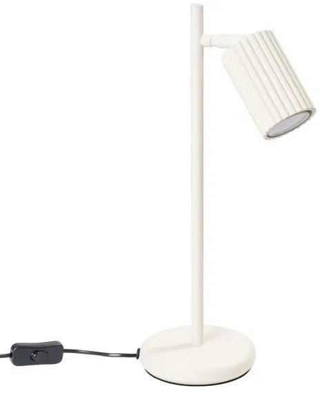 Sollux SL.1605 - Stolná lampa KARBON 1xGU10/10W/230V krémová