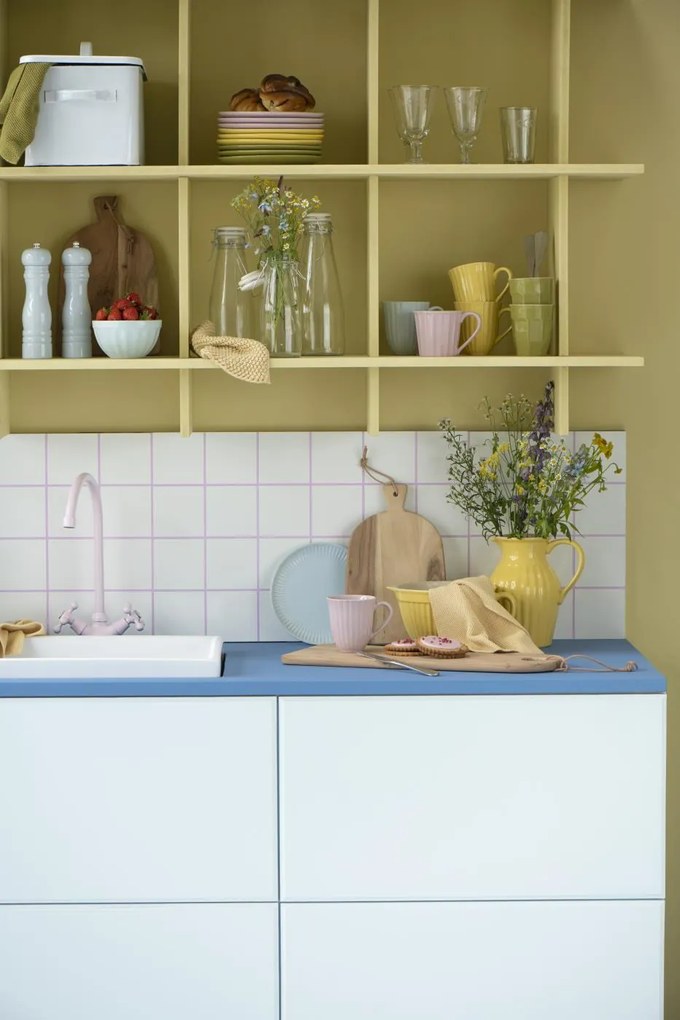 IB Laursen Žltý keramický tanier MYNTE LEMONADE 19,5 cm