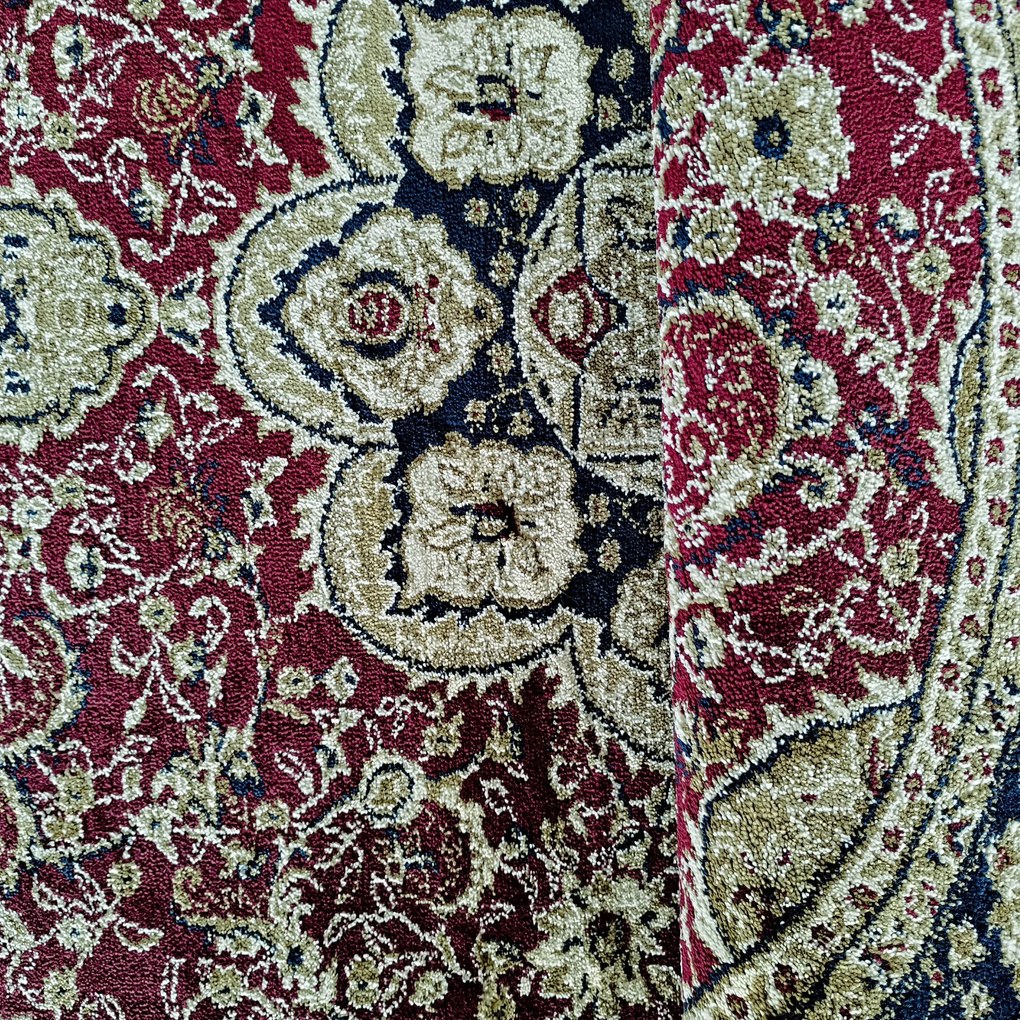 DY Červený oválny orientálny koberec Exclusiv 03 N Rozmer: 200x290 cm