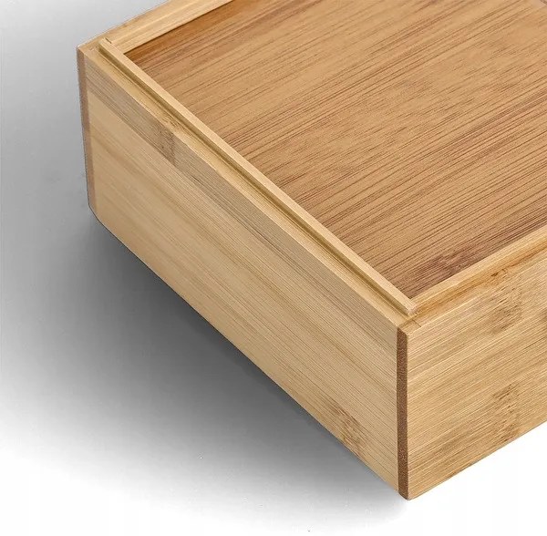 Organizér do šuplíku kuchyně i koupelny, příborník BAMBOOZ (23,5x7,5x5)