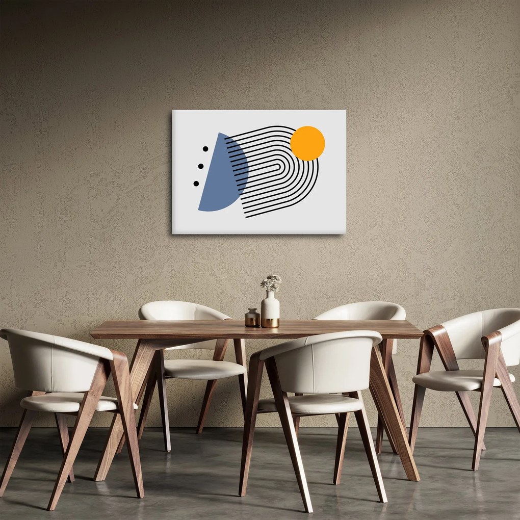 Obraz - Minimalistická abstrakcia N⁰2 (70x50 cm)