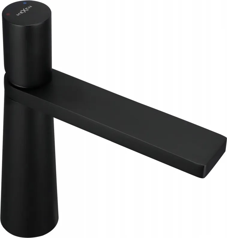 Mexen Nox, umývadlová batéria, čierna matná, 744200-70