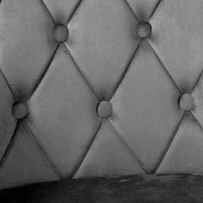 Jedálenská stolička ATLANTA zamatová, grafitová