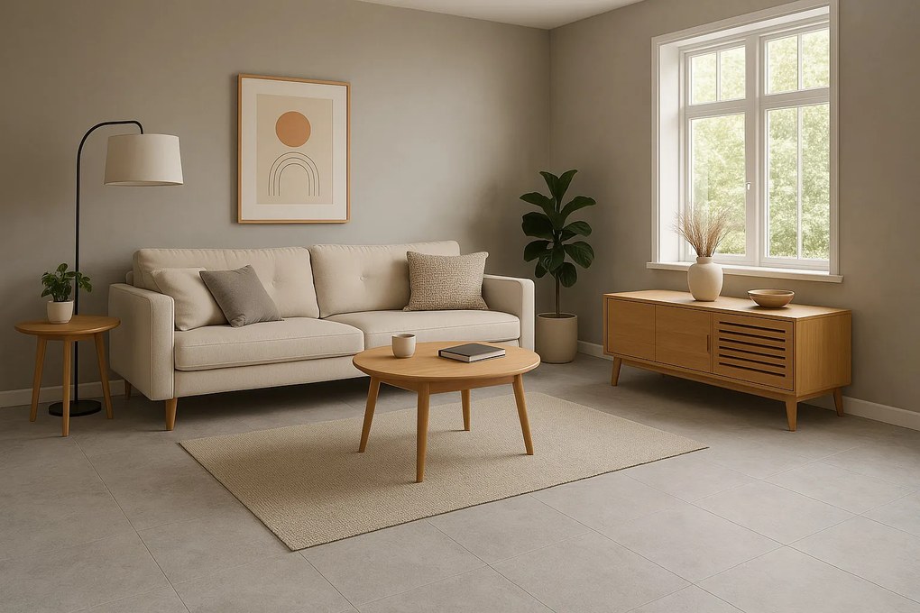 Beaulieu International Group, PVC podlaha - lino Domo 2161, na mieru, šíře 2m, šedá, bez podkladu, kuchyňa