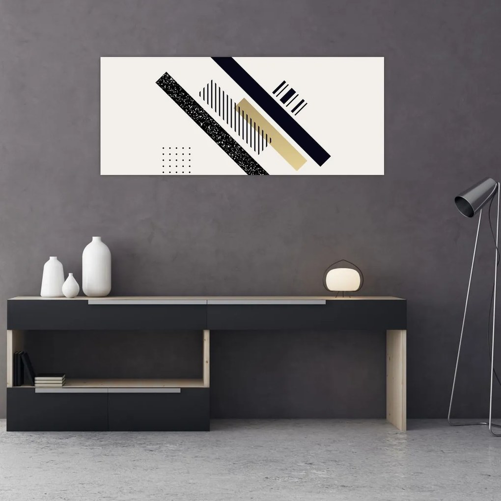 Obraz - Geometrické tvary N⁰5 (120x50 cm)