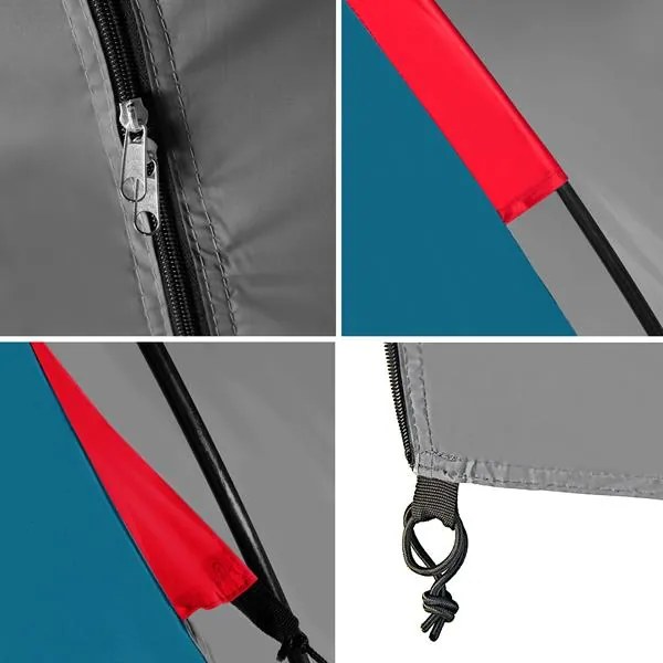 Rodinný stan NILS Camp NC6431 Highland IV modrý/svetlo sivý