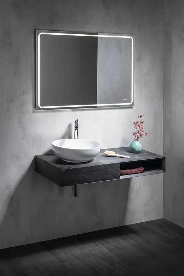 Sapho Sapho, GEMINI LED podsvietené zrkadlo 1000x700mm, GM100