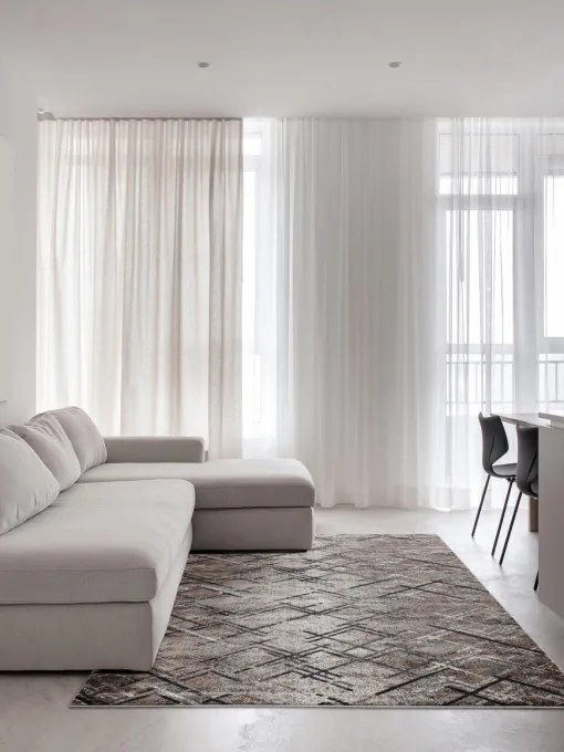 Koberec FD Soft Camino sivý / popolový