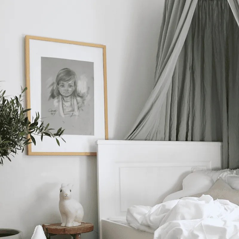 Baldachýn bavlnený púštne zelená maxi