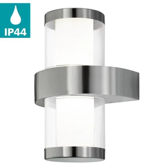 Eglo 94799 - Vonkajšie nástenné svietidlo BEVERLY 1 2xLED/3,7W/230V IP44