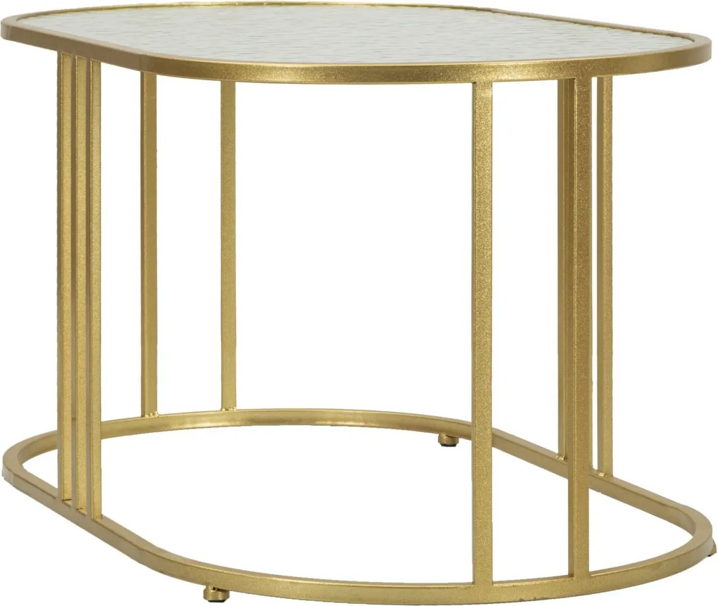 Konferenčný stolík Antalia 90 cm zlatý