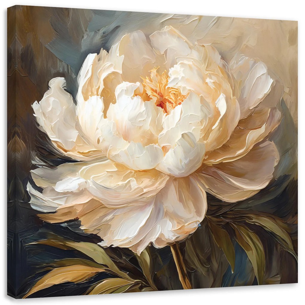 Gario Obraz na plátne 3D kvet pivonky Rozmery: 60 x 60 cm