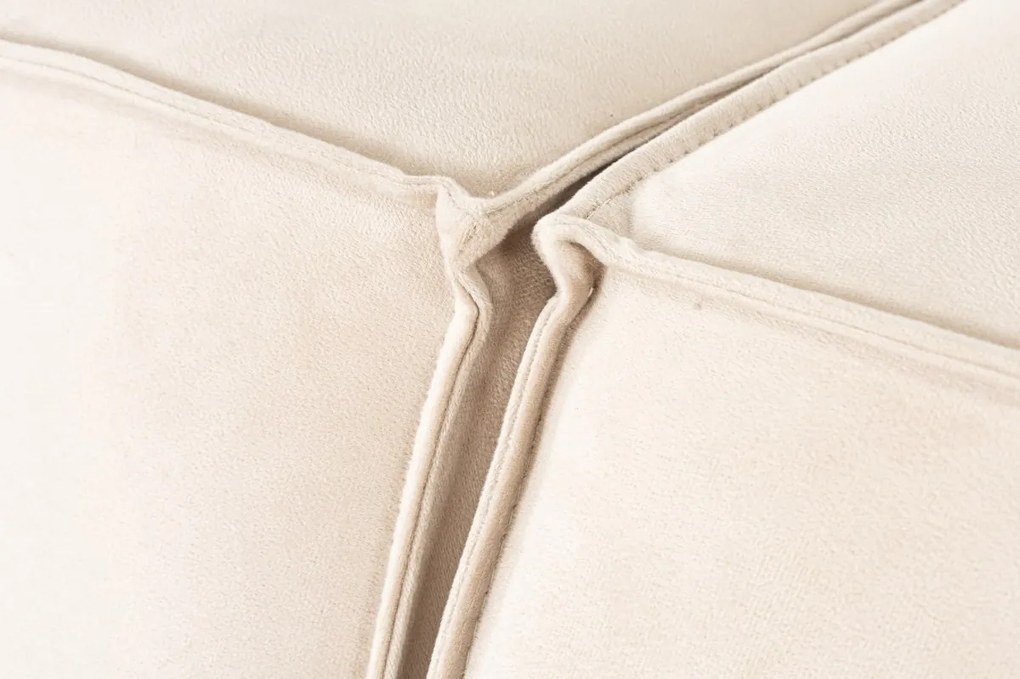 Dvoumístná pohovka Lora 220 cm krémová