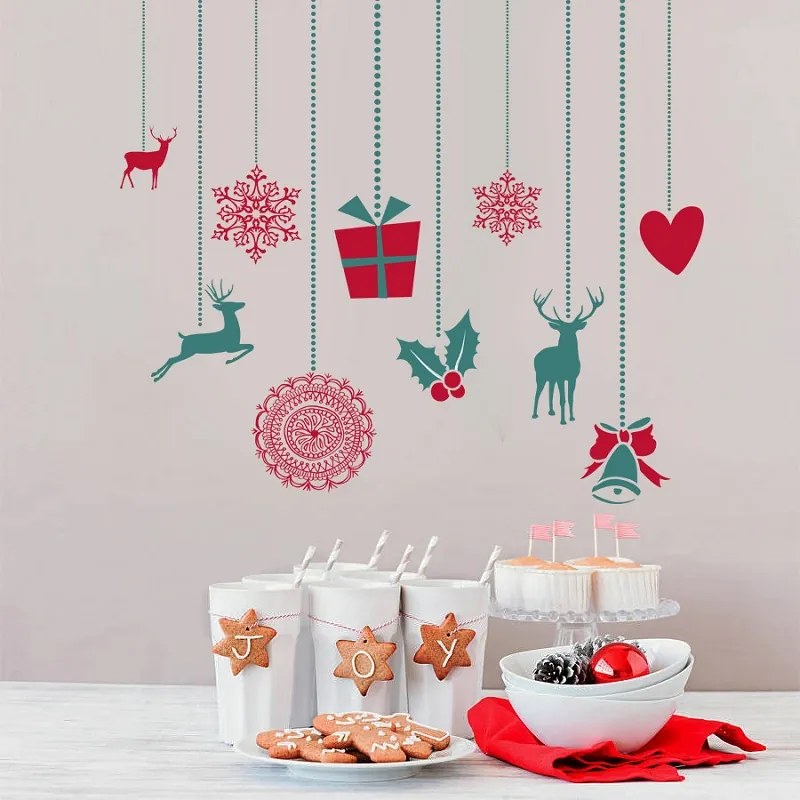 Housedecor Vianočné dekorácie na stenu - ozdoby II
