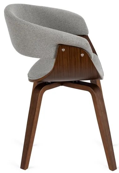 Jedálenská stolička TACCO siva orech - vintino.sk