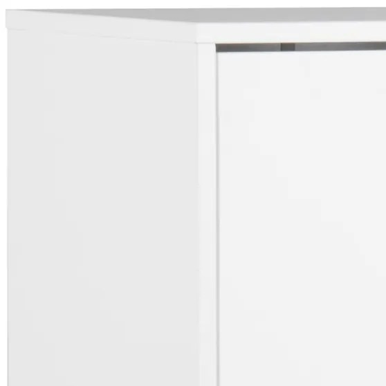 Skrinka na topánky s 3 zásuvkami CARLY biela