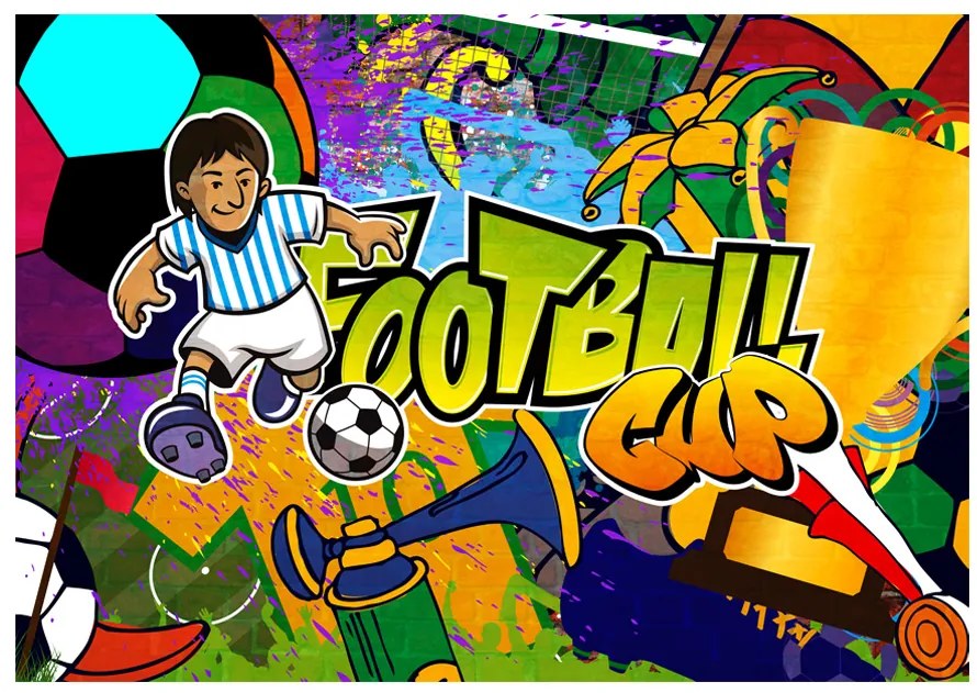 Artgeist Fototapeta - Football Cup Veľkosť: 400x280, Verzia: Standard