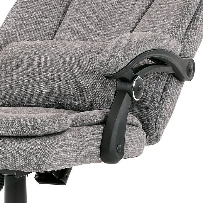 BONTEC Kancelárske kreslo, hojdací mechanizmus, šedá látka, KA-Y362 GREY Farba: Šedá