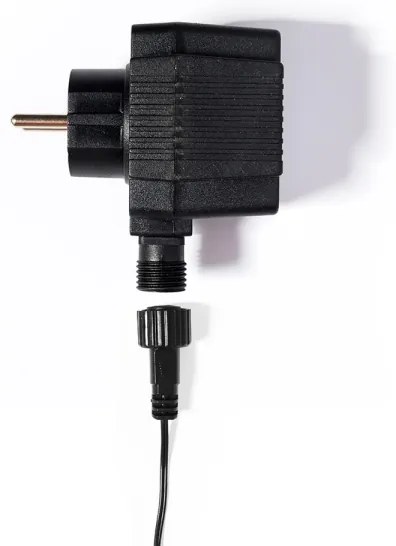 LED Vonkajšia vianočná reťaz CONE FILAMENT 20xE10 19m číra/teplá biela IP44