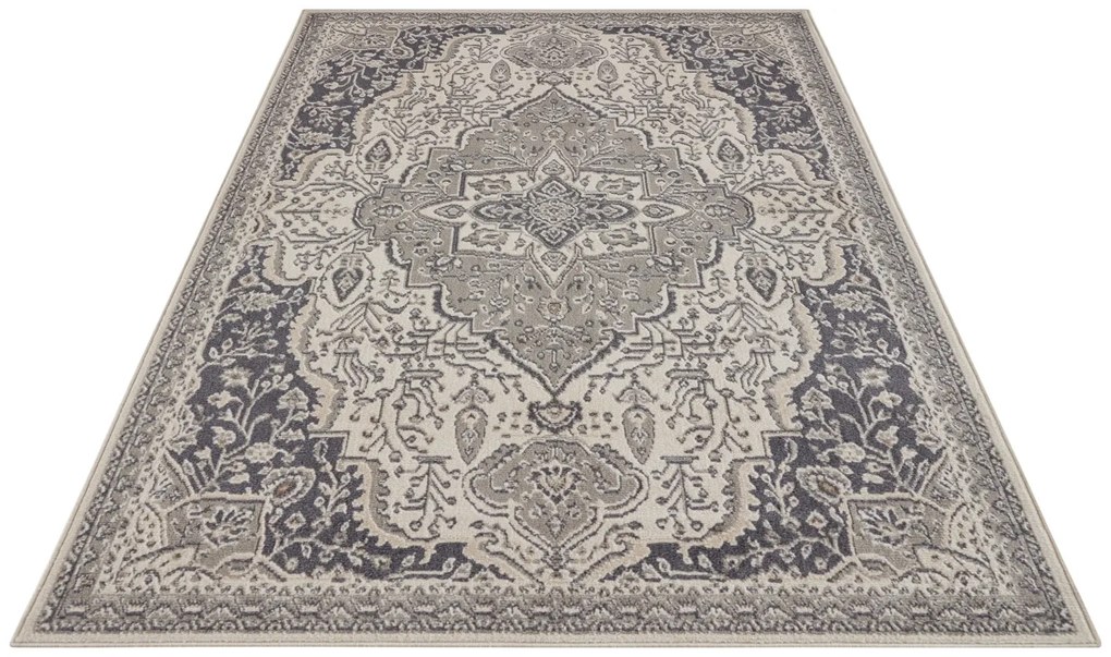 Hanse Home, Kusový koberec Terrain 105605 Orken Cream Grey, 80x120, béžová, obývacia izba