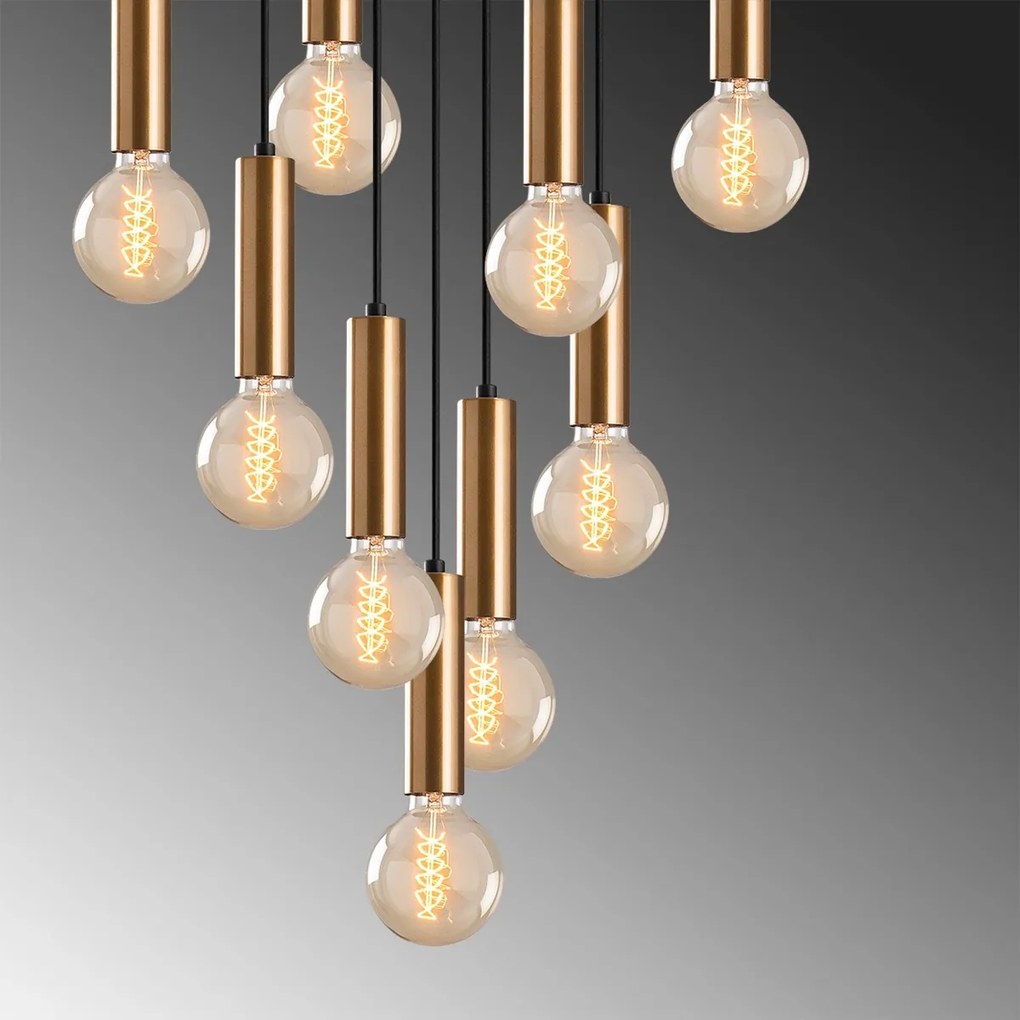 Závesné svietidlo Tempo VI zlaté