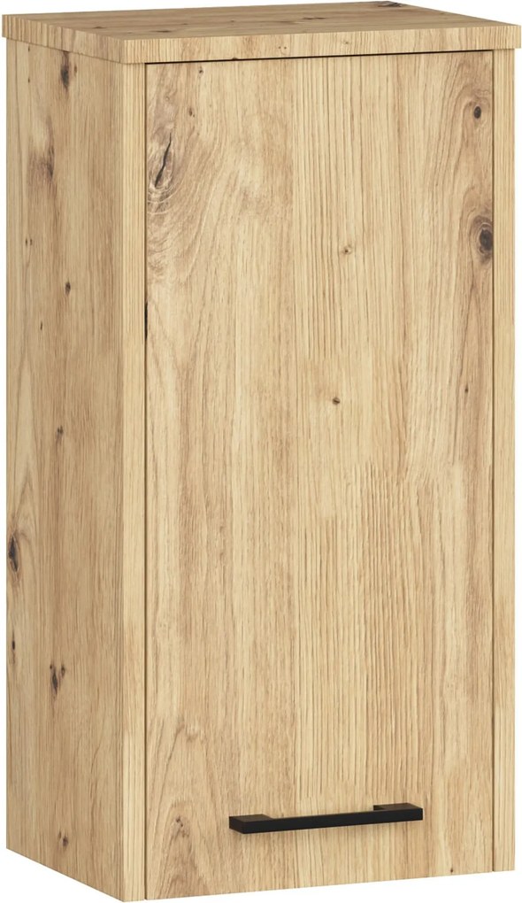 Závesná kúpeľňová skrinka Fin 30 cm dub artisan