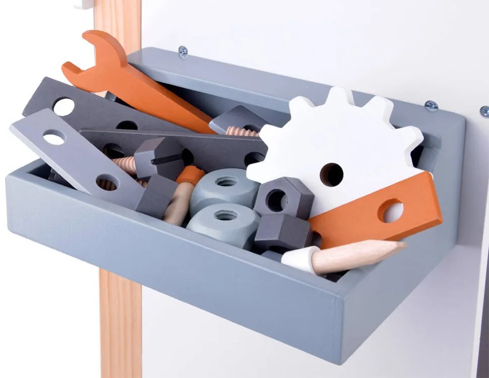 Jokomisiada Veľká drevená dielňa + náradie a DIY box ZA4836