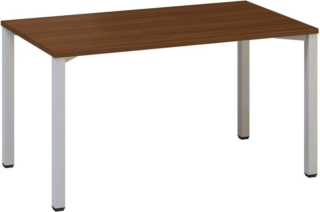 Kancelársky písací stôl CLASSIC B, 1400 x 800 mm, dezén orech