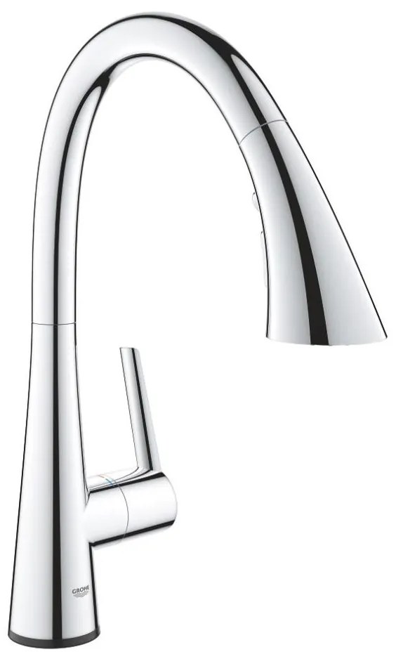 GROHE 30219002 - Elektronická drezová batéria ZEDRA TOUCH lesklý chróm