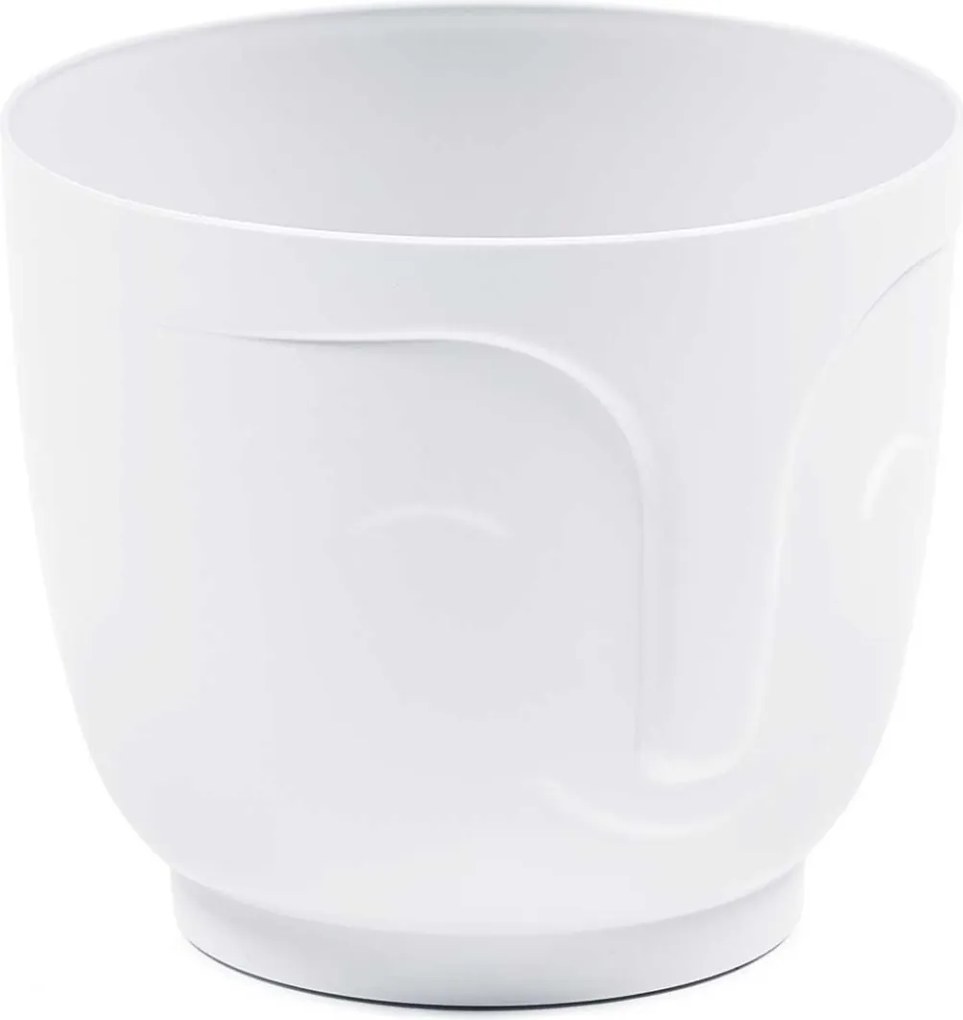 Kvetináč ZOE 16 cm biely