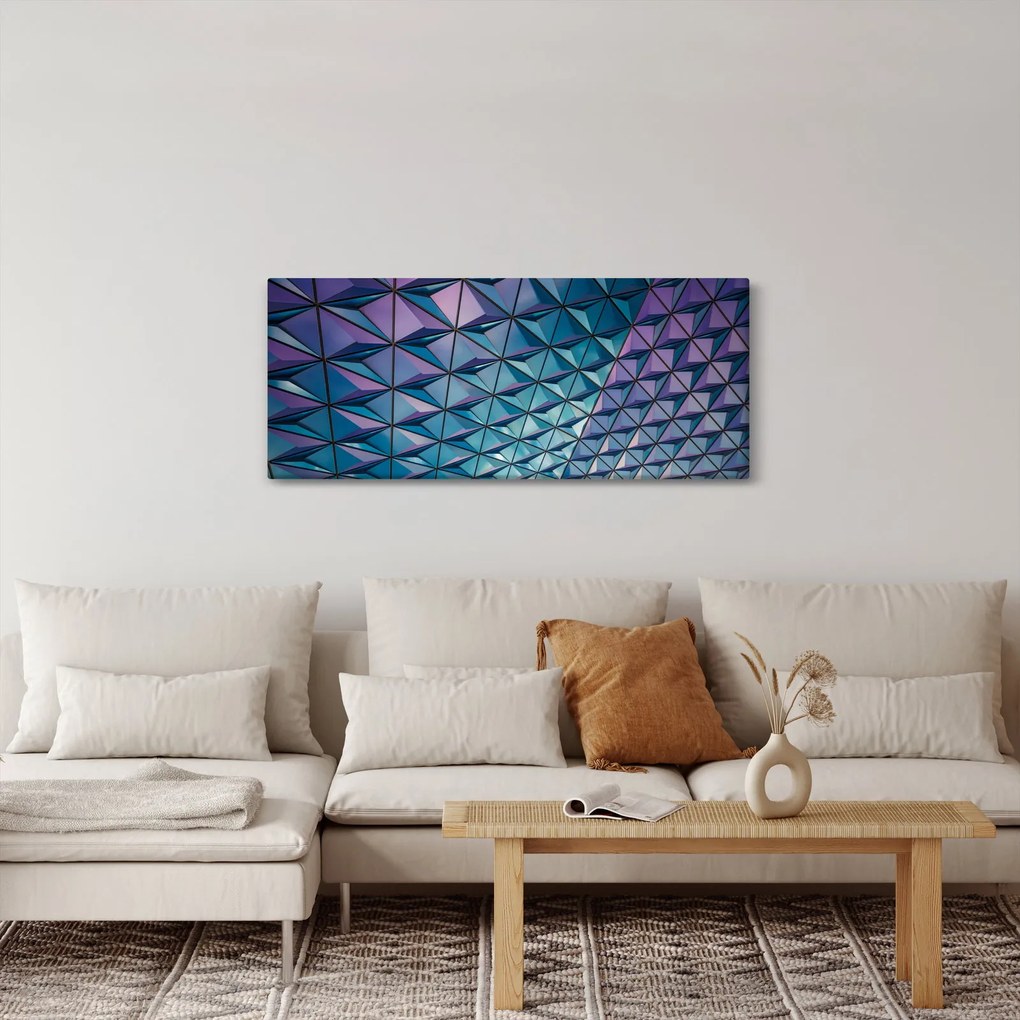Obraz - farebná štruktúra (120x50 cm)