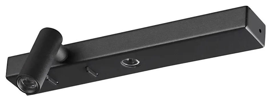 Ideal Lux - LED Nástenné svietidlo BONNE LED/6,5W/230V CRI 90 čierna