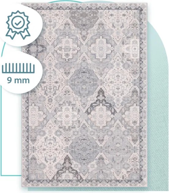 Koberec Dywilan Moon Torino strieborný