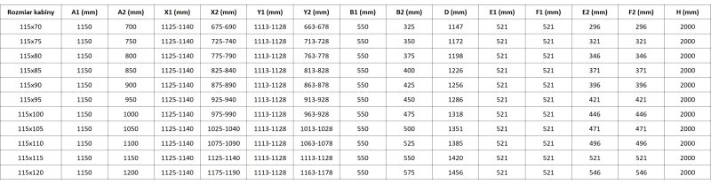 Mexen Mist-F Duo, skladací sprchový kút 115 x 90 cm, číre sklo, chrómový profil, 8A6-115L-090P-01-00