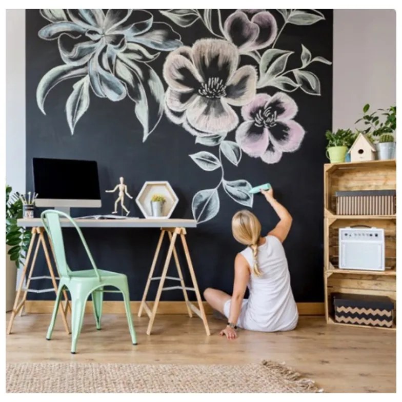 42362 DR Samolepiaca vinylová tabuľa s kriedami